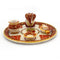 Lord Ganesha Painted Marble Thali