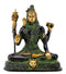 Four Hand Adi Dev Shiva Brass Statue in Black Finish
