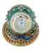 Ball Shape Marble Clock with Meenakari Work