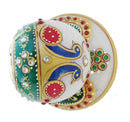 Ball Shape Marble Clock with Meenakari Work