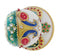Ball Shape Marble Clock with Meenakari Work