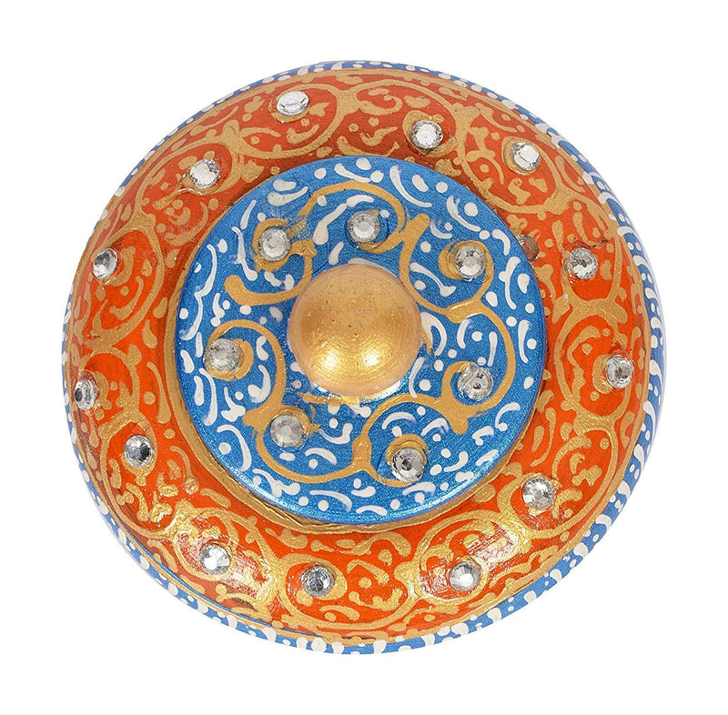 Brass Puja Roli Chawal Tilak Plate