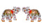 The Great Indian Elephant - set of 2 Showpiece