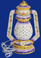 Handmade Small Lantern in Pure White Marble