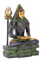 Yogiraj Shiva Shankar - Brass Statue in Black Finish