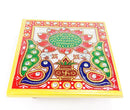 Jai Deva Ganesha Painted Marble Chowki