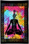 Yoga Meditation Seven Chakra Tie Dye Hippie Cotton Tapestry