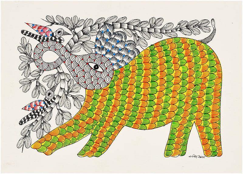 Elephant Gont Painting