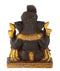 Vighnaharta Lord Ganesha Brass Statue in Brown Finish