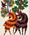 Deer Kingdom - Gond Painting
