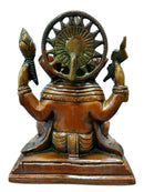 Vighnaharta Lord Ganesha Brass Sculpture