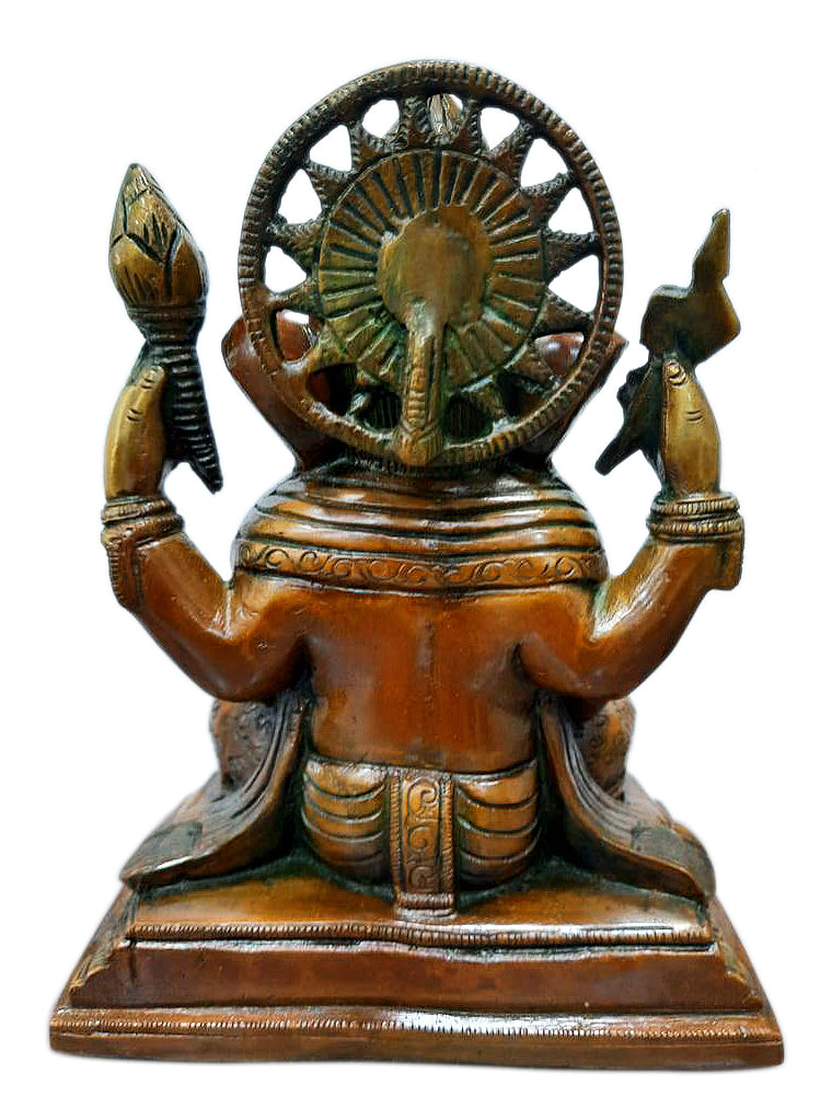 Vighnaharta Lord Ganesha Brass Sculpture