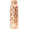 Diamond Hammered Design Leak Proof Copper Bottle 1 Ltr