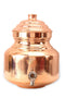 Handmade Copper Water Pot Container with Lid 2.5 Ltr.