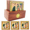 Gemstone Painting Wooden Coaster for Home & Office