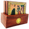 Gemstone Painting Wooden Coaster for Home & Office