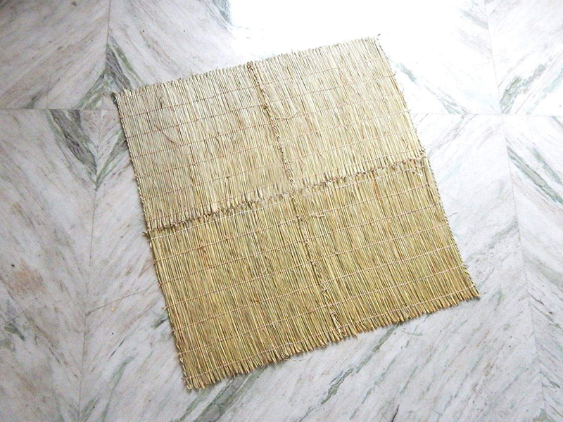 Real Kusha Grass Aasan or Meditation Mat For Pooja