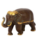 Antique Look Brass Elephant Sculpture Showpiece