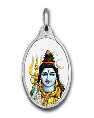 Lord Shiva Silver Pendant