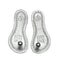 Silver Color Charan Paduka