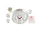Silver Plated Pooja Thali Set With Free German Silver Coin