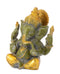 Lord Vinayaka Brass Sculpture in Green Finish
