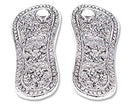 Sri Lakshmi Ji Charan Paduka Pure Silver