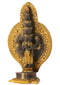 Brass Avalokiteshvara Sculpture With 1000 Arms Statue 14.75"