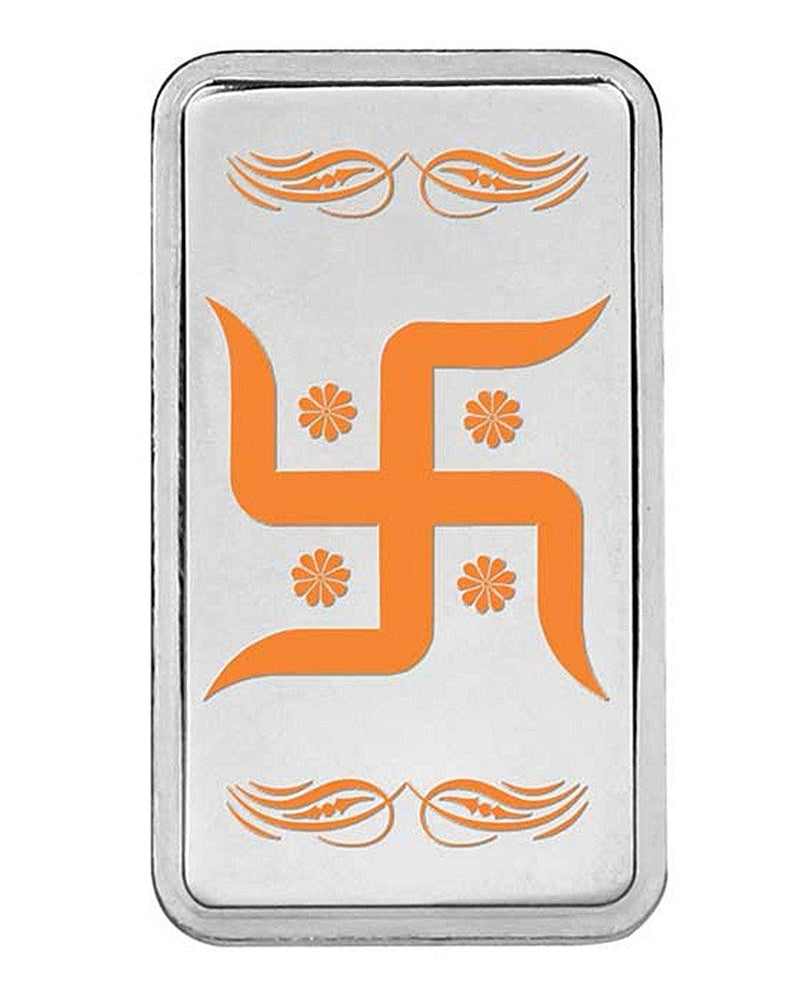 Swastik Silver Precious Coin 20g.