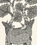 Herd Of Deer - Gond Painting