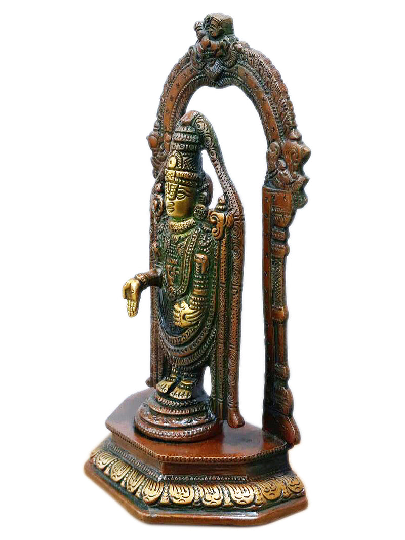 Lord Thirupathi Balaji Brass Statue