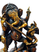 Warrior Lord Vinayak Decorative Brass Sculpture