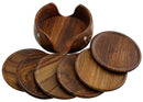 Wooden Tea Coaster for Home & Office Set of 6