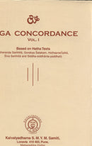 Yoga Concordance- Vol 1