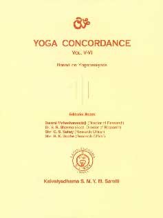 Yoga Concordance Vol. V-VI