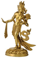 The Saviour Goddess Tara - Brass Figurine