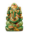 "Lord Ganesha" Green Aventurine Statue