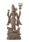 Lord Ardhanarishwar Antiquated Brass Statue