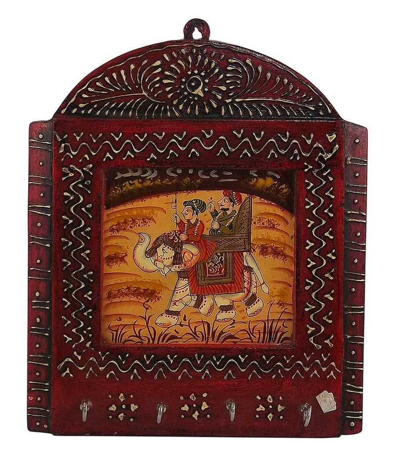 Indian Wood Key Holder