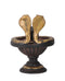 Shivalinga Protected by Divine Serpents 7.25"