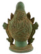 Tara Brass Head Antique Green Finish