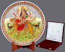 Maa Ambike - Hand Painted Marble Saucer