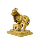 Miniature Brass Cow With Her Calf