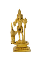 God Murugan Swami Miniature Brass Statue