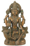 Seated Lord Vishnu - Brass Sculpture