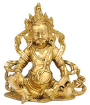 Lord of Wealth 'Kubera' Brass Sculpture