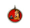 Ganesha Worships Shiva Linga - Hand Painted Pendant