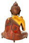 Blessing Buddha with Ashtamangala Carved Signs 11"