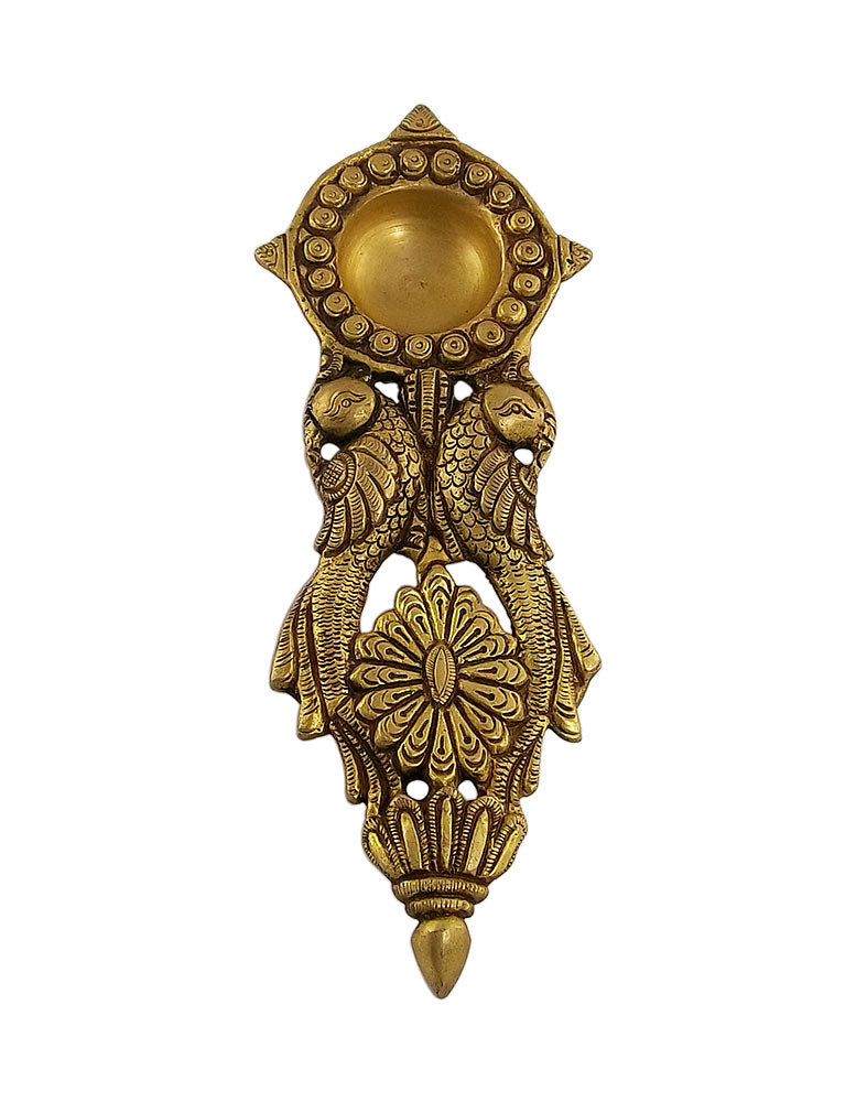 Peacock Arti Diya - Brass Article