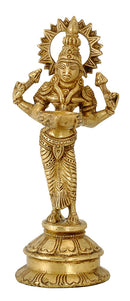 Brass Deeplaxmi Statue Showpiece